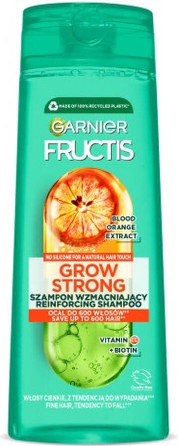 Garnier Fructis Grow Strong Orange versterkende shampoo voor fijn haar met neiging tot uitvallen 400ml