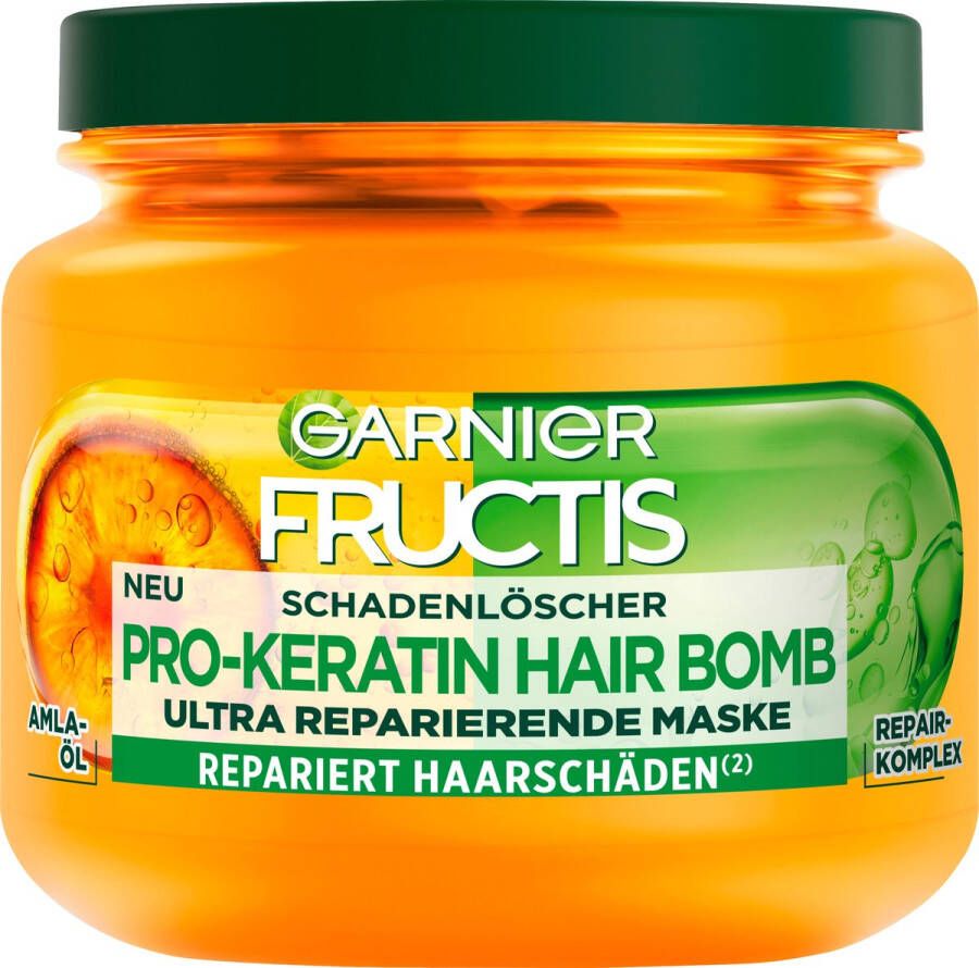 Garnier Fructis Haarmasker Damage Extinguisher Pro-Keratine Hair Bomb 320 ml