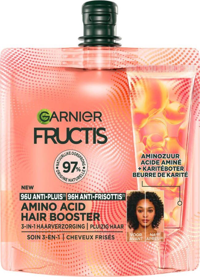 Garnier Fructis Hair Booster Amino Acid 3-in-1 haarverzorging Pluizig haar 60ml