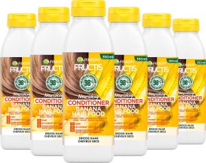 Garnier Fructis Hair Food Banana Nourishing Conditioner Voordeelverpakking Droog haar 6 x 350ml