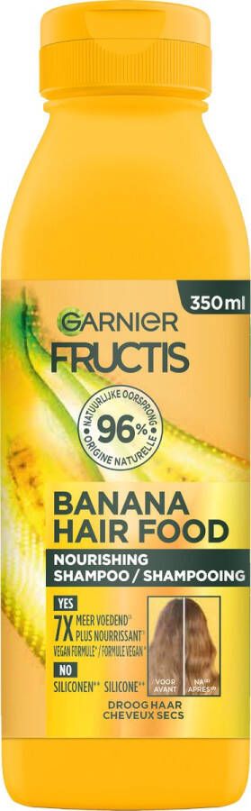 Garnier Fructis Banana Hair Food Voedende Shampoo voor Zeer Droog Haar 350ml