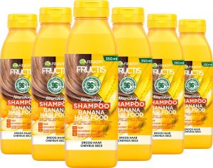 Garnier Fructis Hair Food Banana Nourishing Shampoo Voordeelverpakking Droog haar 6 x 350ml