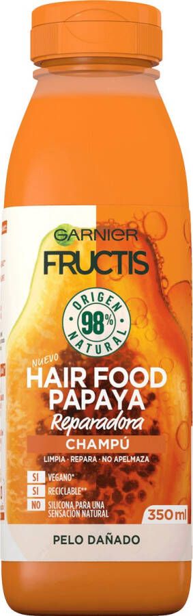 Garnier Fructis Hair Food Papaya Vrouwen Voor consument Shampoo 350 ml