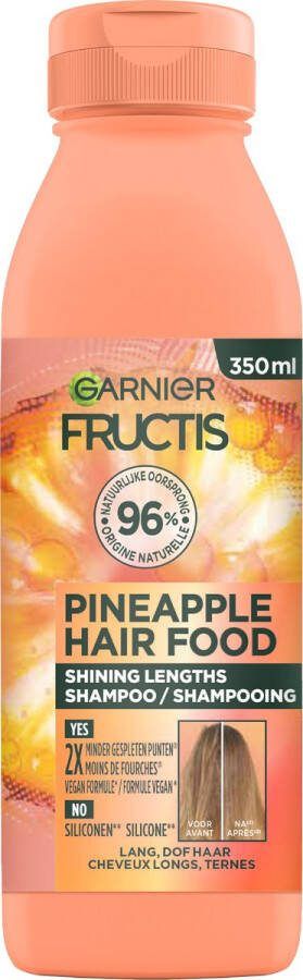 Garnier Fructis Hair Food Pineapple Shampoo 350ml Lang dof haar