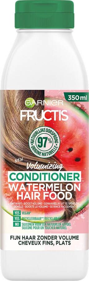 Garnier Fructis Hair Food Watermelon Revitaliserende Conditioner Futloos Haar 350ml