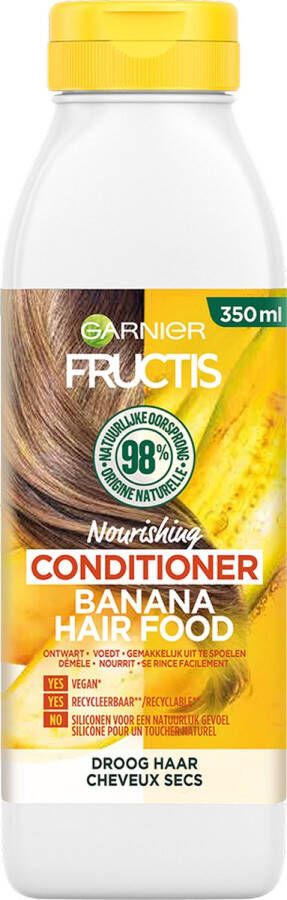 Garnier Fructis Hair Food Banana Nourishing Conditioner Droog haar 350ml