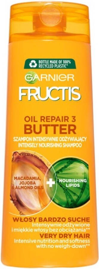 Garnier Fructis Oil Repair 3 Butter versterkende shampoo voor zeer droog en beschadigd haar 400 ml