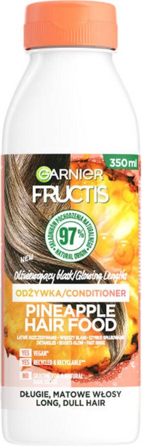 Garnier Fructis Pineapple Hair Food conditioner voor lang en dof haar 350ml