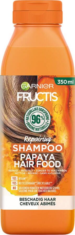 Garnier Fructis Hair Food Papaya shampoo voor beschadigd haar 6 stuks voordeelverpakking