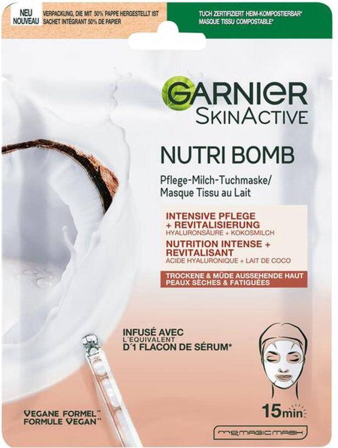 Garnier GAR T.MASK NUTRIBOMB COCO 140
