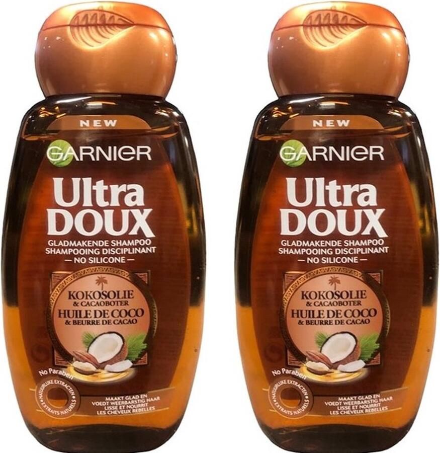 Garnier Shampoo Ultra Doux Kokosolie & Cacaoboter 2 x 250 ml