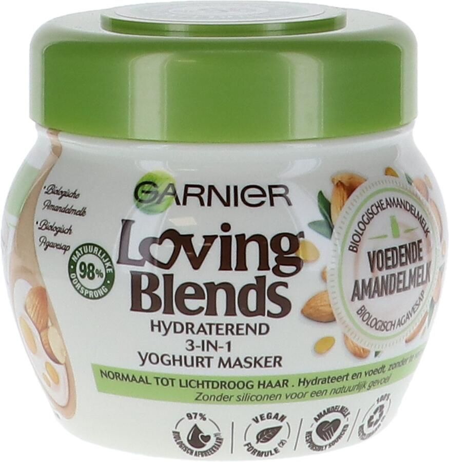 Garnier Loving Blends Masker 300 ml Voedende Amandelmelk 6111