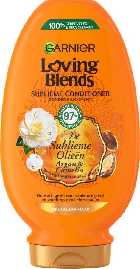 Garnier Loving Blends Argan & Camelia Olie Sublieme Conditioner Droog & Dof Haar 250ml
