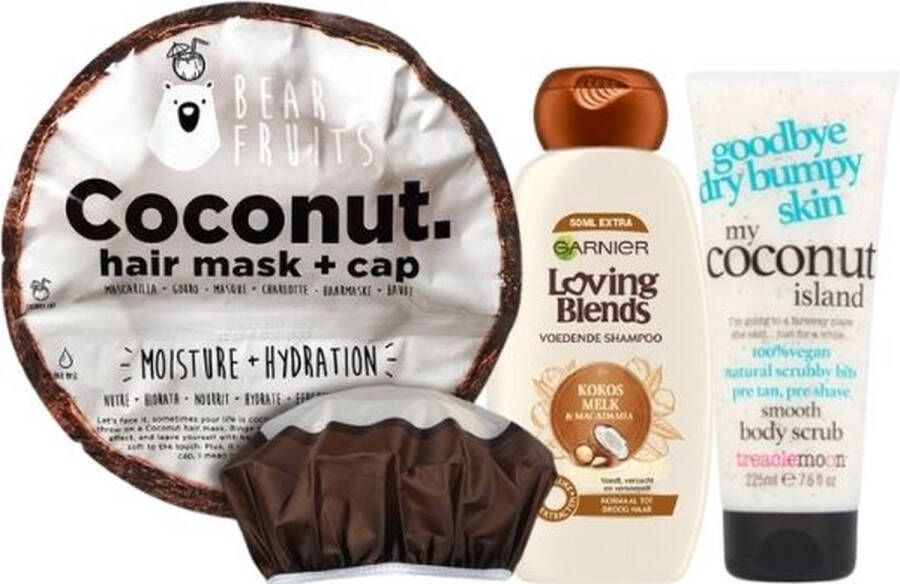 Garnier Loving Blends Cadeauset Kokos Haarverzorging