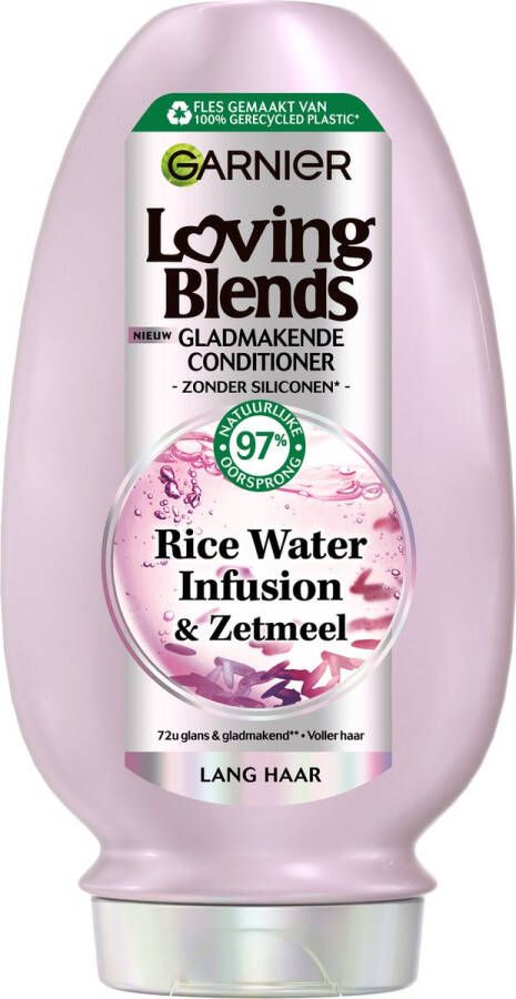 Garnier Loving Blends Conditioner Rice Water Infusion Glans & zachte conditioner Lang haar 250 ml