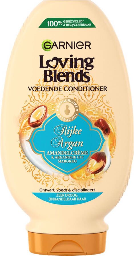 Garnier Loving Blends Rijke Argan Voedende Conditioner Zeer Droog Onhandelbaar Haar 250ml