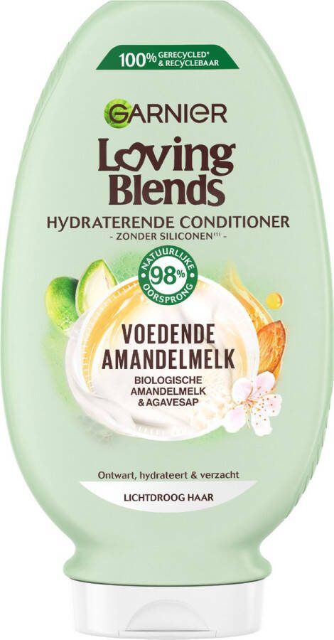 Garnier Loving Blends Conditioner Voedende Amandelmelk Lichtdroog haar 250 ml