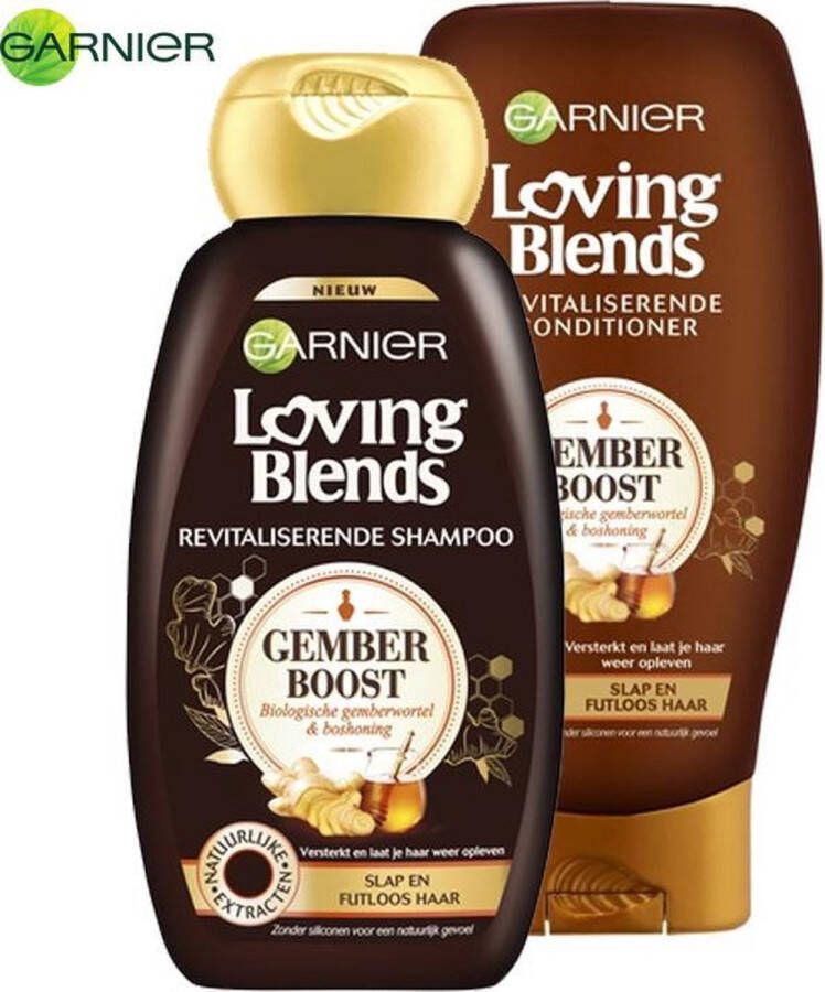 Garnier Loving Blends Duo Gember Boost Shampoo & Conditioner