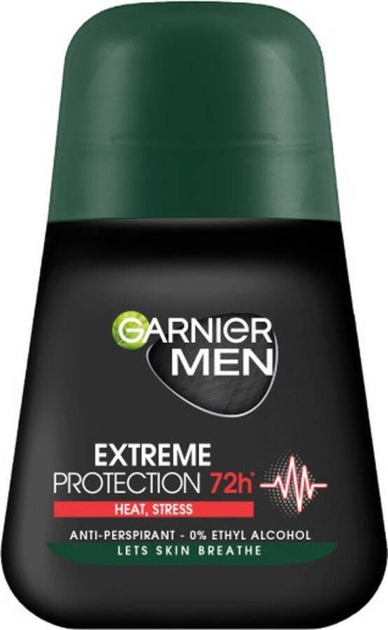 GARNIER MEN Extreme Protection 72h Deodorant Man Deo Roller Heren Anti transpirant 50ml