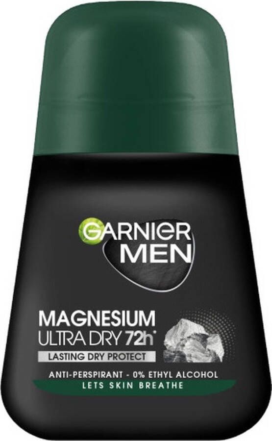 Garnier Men Magnesium Ultra Dry 72hDeodorant Man Deo Roller Heren Anti Transpirant 50ml