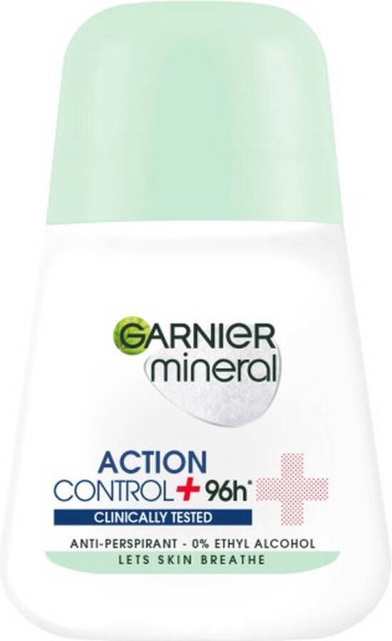 Garnier Mineral Action Control+ Klinisch geteste antitranspirant in een roll-on 50ml