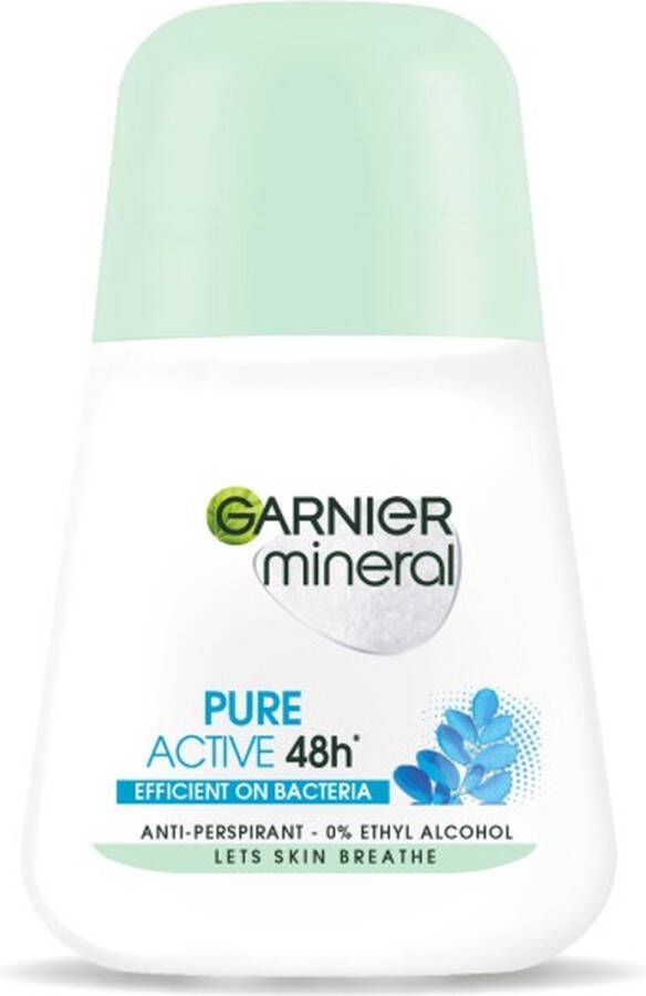 Garnier Mineral Pure Active anti-transpirant in een roll-on 50ml