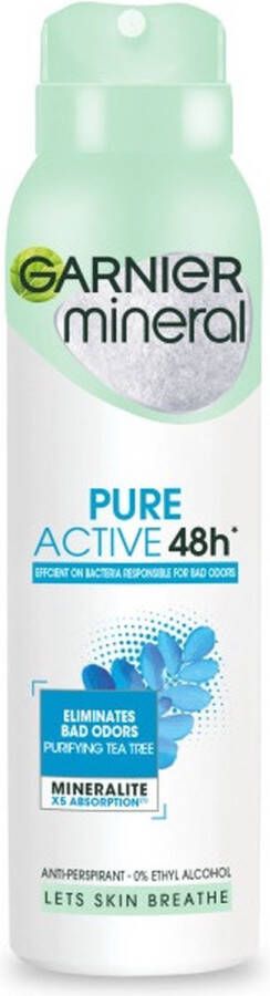 Garnier Mineral Pure Active antitranspiratiespray 150ml