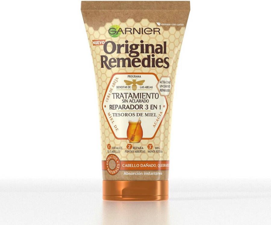 L Oréal Paris No-Rinse Herstellende Crème Garnier Original Remedies Tesoros de Miel 3 in 1 (150 ml)