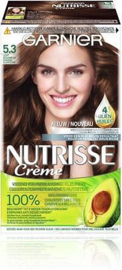 Garnier Nutrisse Crème 53 Licht Goudbruin Haarverf