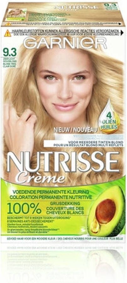 Garnier Nutrisse Ultra Crème haarkleuring 9.3 Zeer Licht Goudblond