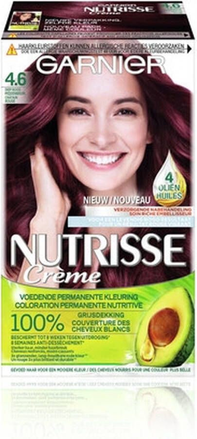 Garnier Nutrisse Ultra Crème haarkleuring 4.6 Diep Rood Middenbruin