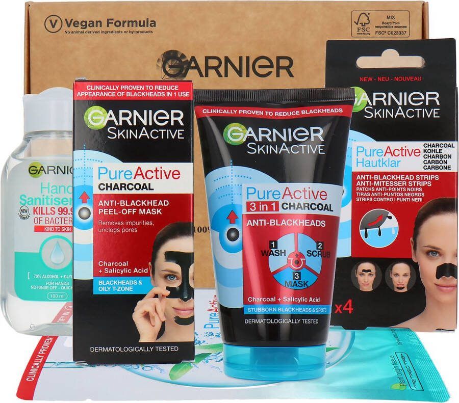 Garnier Pure Active Charcoal Set 300 ml