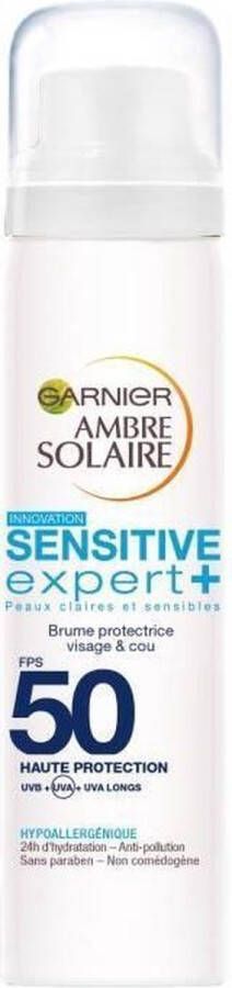 Garnier Sensitive Expert + Beschermende hydraterende gezichtsmist IP50 heldere huid 75 ml