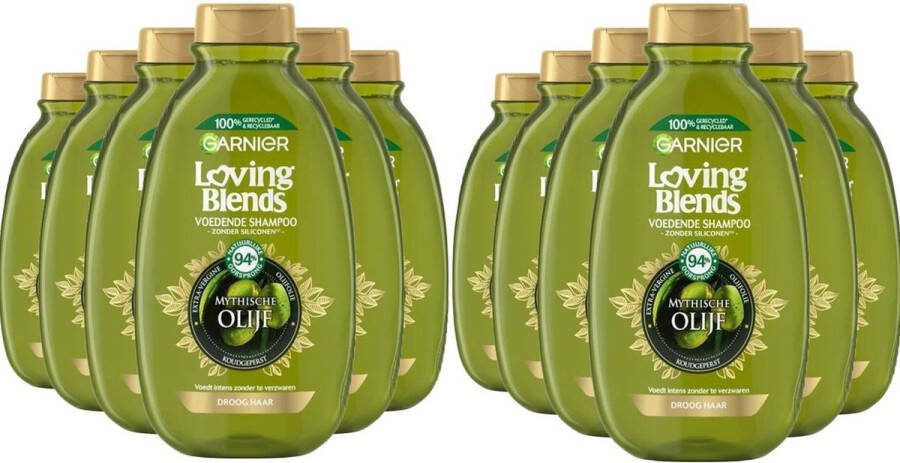 Garnier Shampoo Loving Blends Mythische Olijf 12 x 300 ml