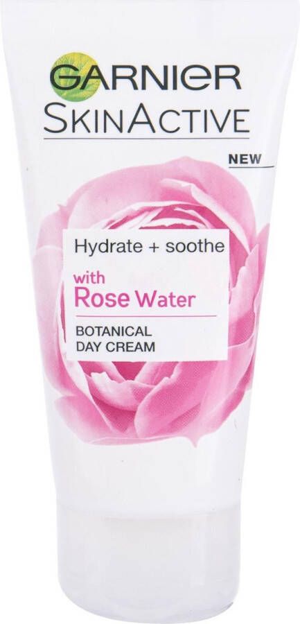 Garnier Skin Active Hydrate + Soothe With Rose Water Botanical Dagcrème 50 ml