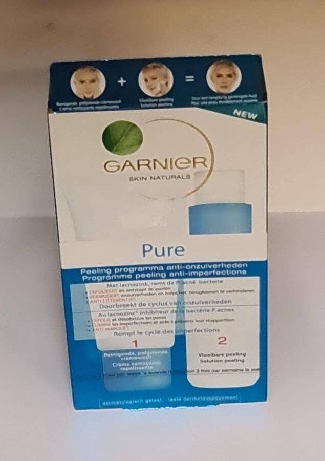 Garnier Skin naturals reinigende creme wash en vloeibare peeling