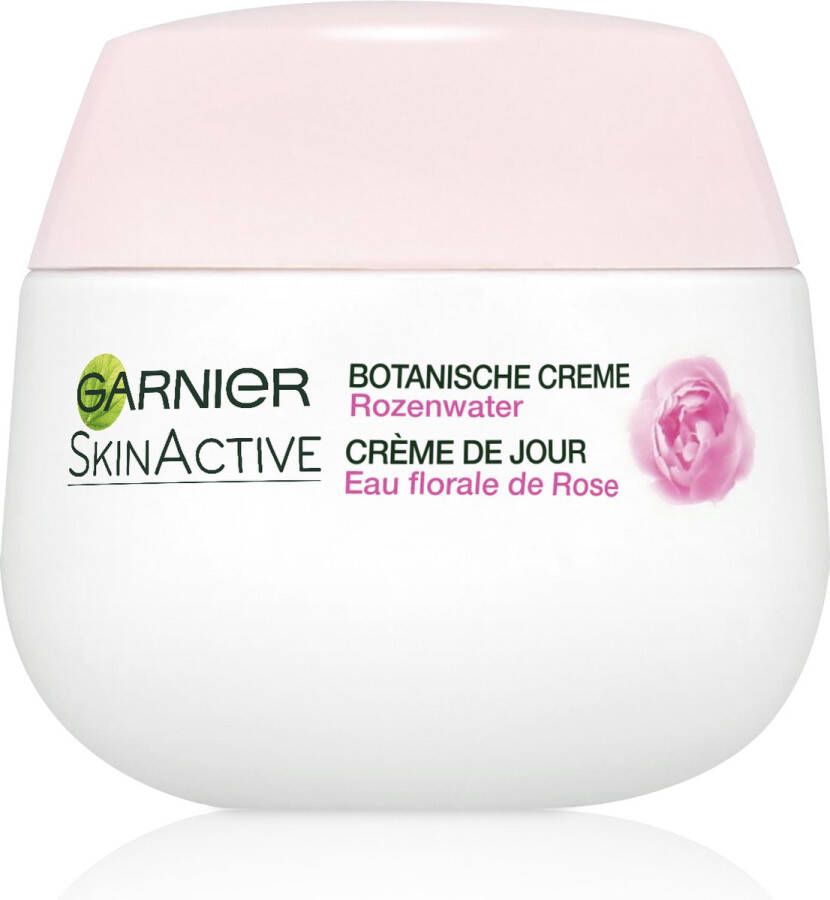 Garnier SkinActive Botanische dagcrème met Rozenwater Droge en Gevoelige Huid 2 x 50ml Voordeelverpakking