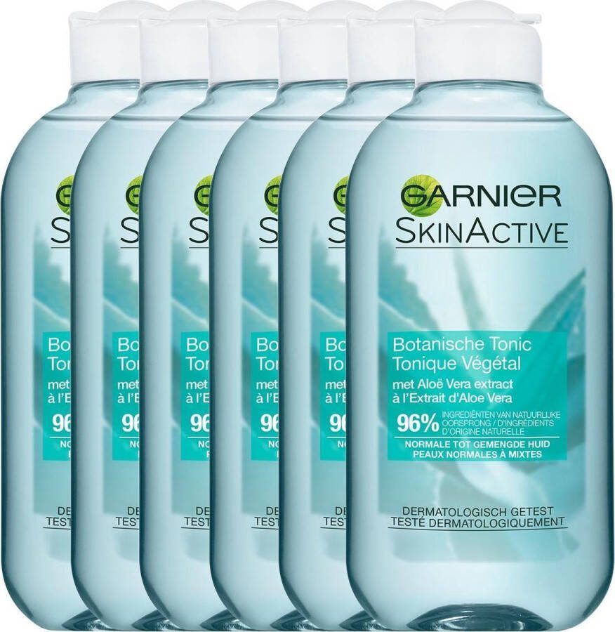 Garnier SkinActive Botanische Tonic voor de Normale tot Gemengde Huid Reinigingstonic met Aloë Vera Extract 200 ml