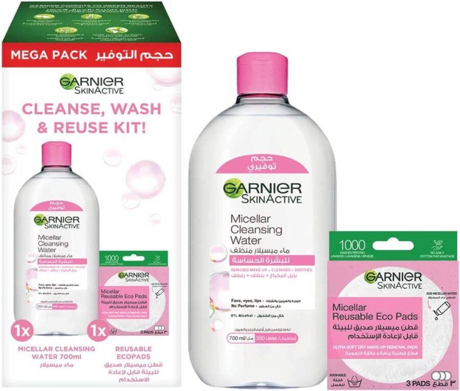 Garnier SkinActive Cleanse Wash & Reuse Kit