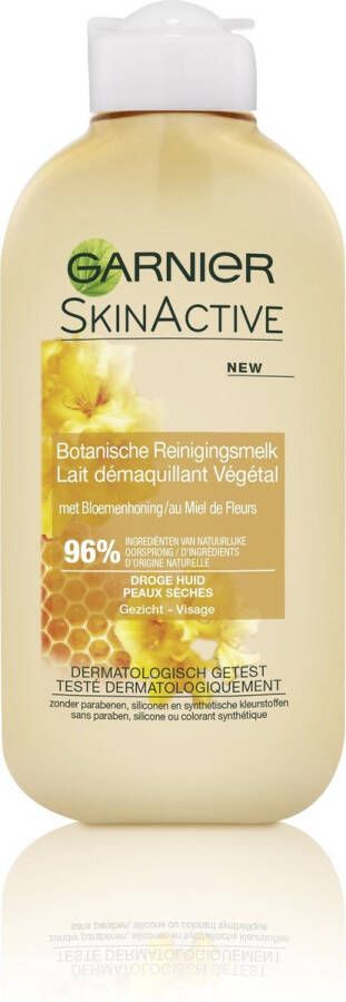 Garnier Skinactive Face gezichtsreiniging en reinigingsmelk Honing 200 ml