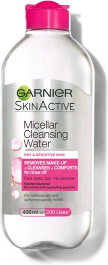Garnier Skinactive Face SkinActive Micellair Reinigingswater voor de Droge Huid 6 x 400ml – Reinigingswater