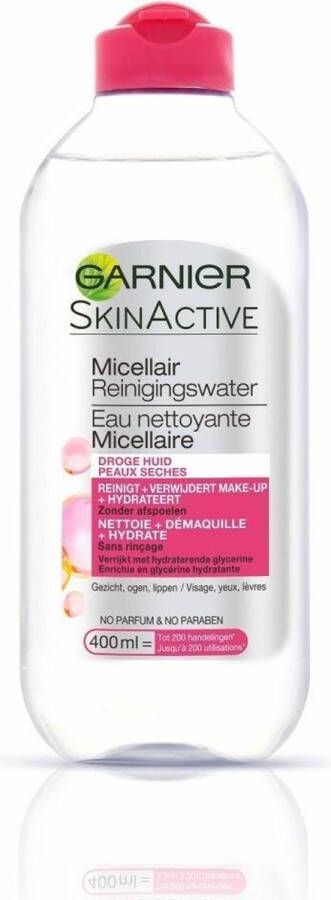 Garnier Skinactive Face SkinActive Micellair Reinigingswater voor de Droge Huid 6 x 400ml – Reinigingswater
