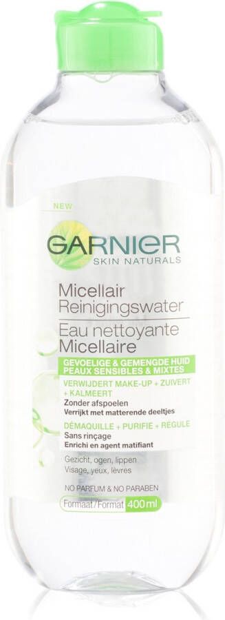 Garnier Skinactive Face SkinActive Micellair Reinigingswater voor de Vette Huid 6 x 400ml – Reinigingswater
