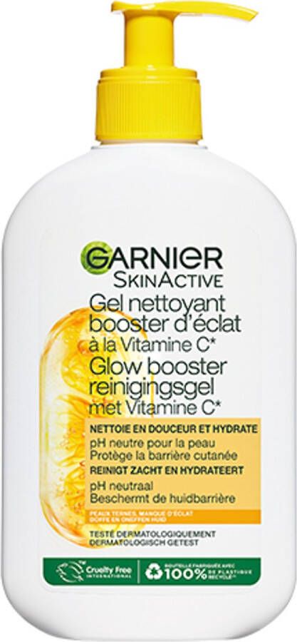 Garnier SkinActive Glow Booster Reinigingsgel met Vitamine C* 250ML