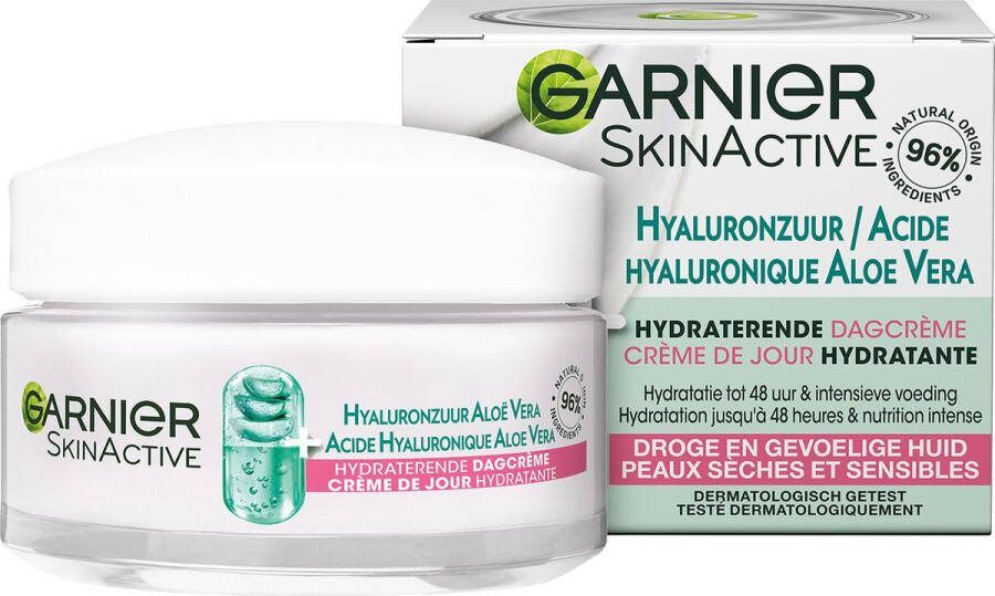 Garnier Skinactive Hyaluronzuur & Aloë Vera hydraterende dagcrème 50 ml