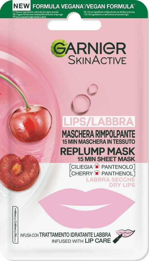 Garnier SkinActive Hydra Bomb Lip Mask met Kers
