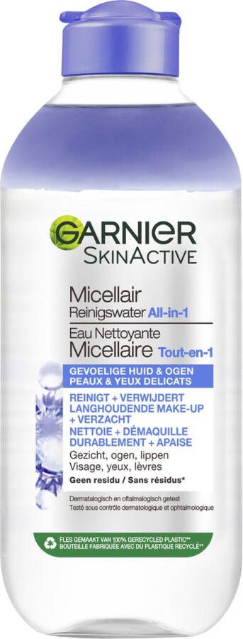 Garnier SkinActive Micellair Reinigingswater Delicate Huid en Ogen 400 ml Verzachtend en Reinigend Micellair Water