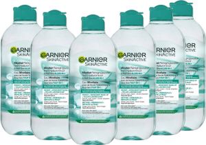 Garnier Skinactive Hyaluronzuur & Aloë Vera micellair reinigingswater 400 ml 6 stuks voordeelverpakking