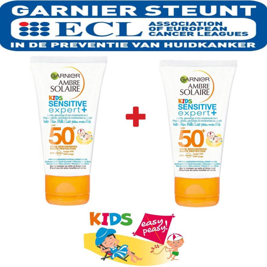 Garnier Solaire Zonnebrandcrème SPF 50 2 x 150 ml