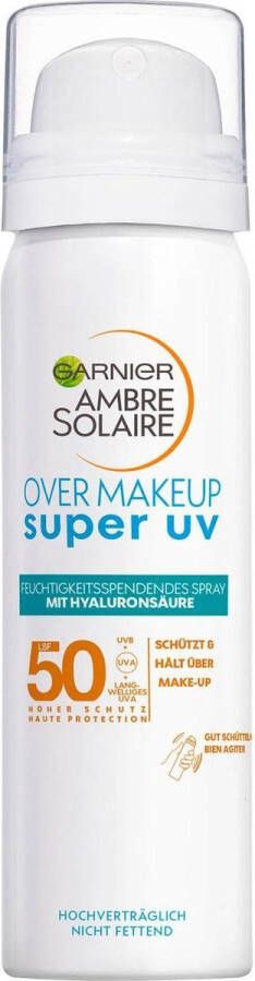 Garnier Super UV Over Make-Up Spray LSF 50 zonnebrandspray 75 ml Gezicht